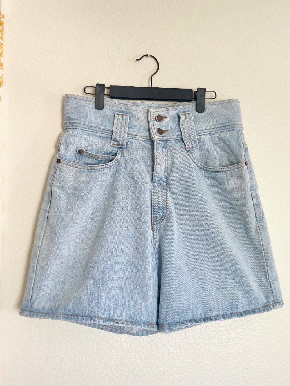 Vintage LEI High Waist Denim Shorts 90s Made USA